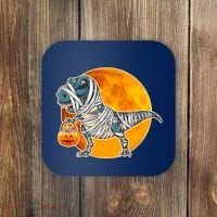 Funny Halloween Mummy TRex Coaster thumb 0