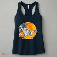 Funny Halloween Mummy TRex Women's Tank Top thumb 3