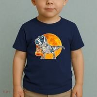Funny Halloween Mummy TRex Toddler T-Shirt thumb 2