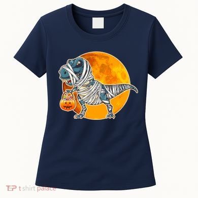 Funny Halloween Mummy TRex Women's T-Shirt