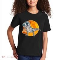 Funny Halloween Mummy TRex Kids T-Shirt thumb 2