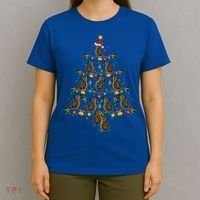 French Horn Music Lover Xmas Gift French Horn Christmas Tree Great Gift T-Shirt thumb 4