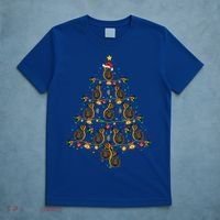 French Horn Music Lover Xmas Gift French Horn Christmas Tree Great Gift T-Shirt thumb 5