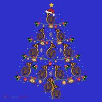 French Horn Music Lover Xmas Gift French Horn Christmas Tree Great Gift Toddler Hoodie thumb 2