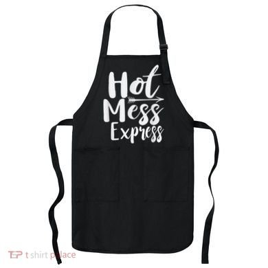 Funny Hot Mess Express Life Status Apron