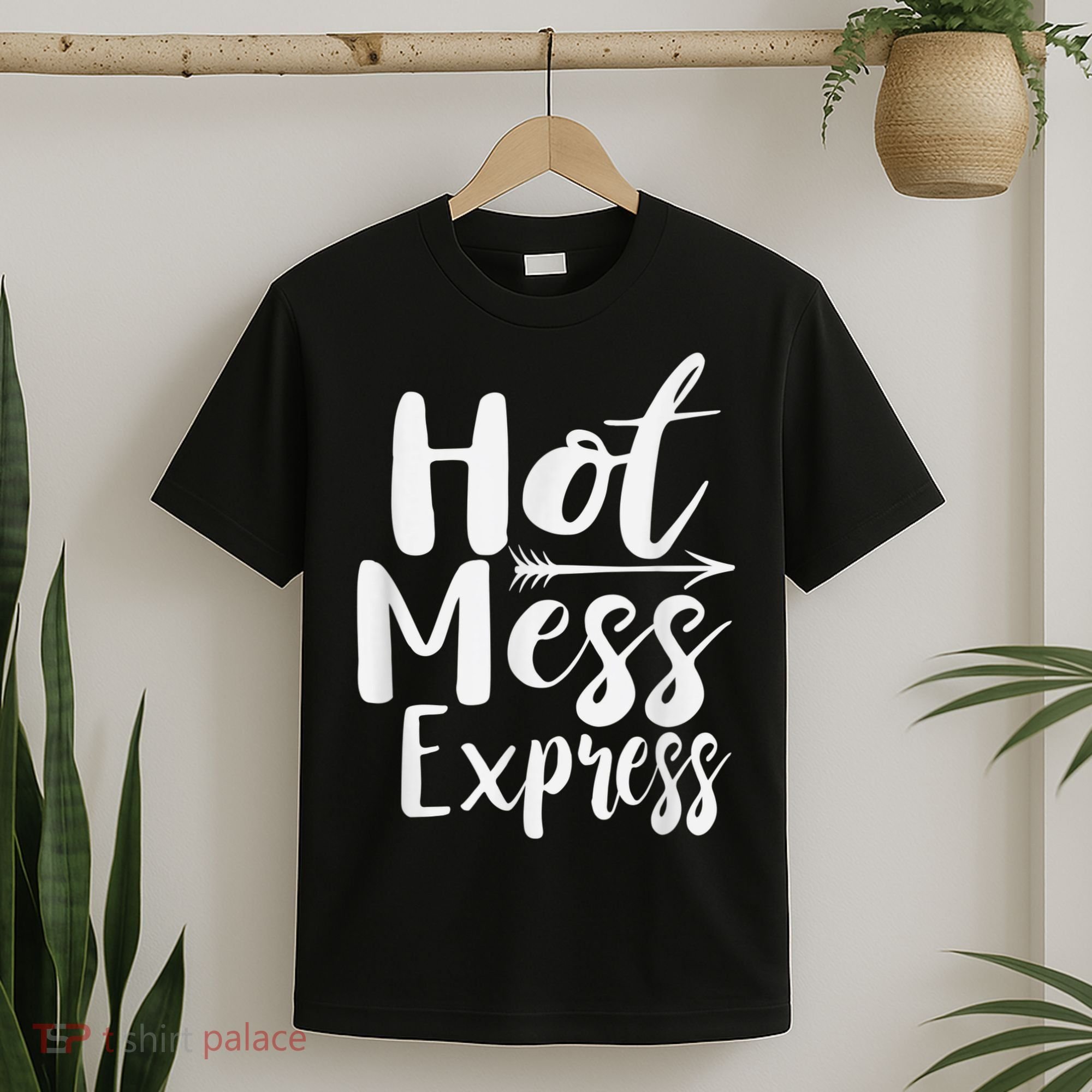Funny Hot Mess Express Life Status T-Shirt