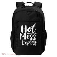 Funny Hot Mess Express Life Status Backpack thumb 0