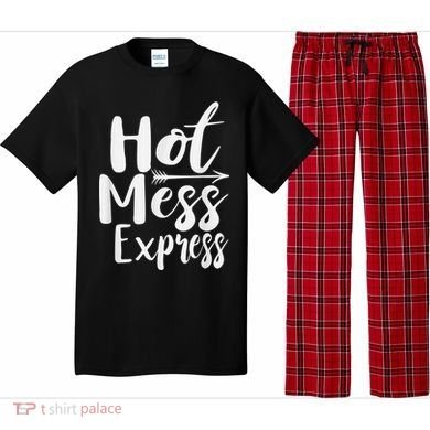 Funny Hot Mess Express Life Status Pajama Set