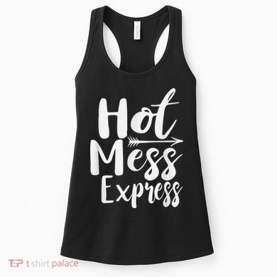 Funny Hot Mess Express Life Status Women's Tank Top