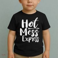 Funny Hot Mess Express Life Status Toddler T-Shirt thumb 2