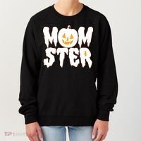 Funny Halloween Momster Monster Women's Sweatshirt thumb 0