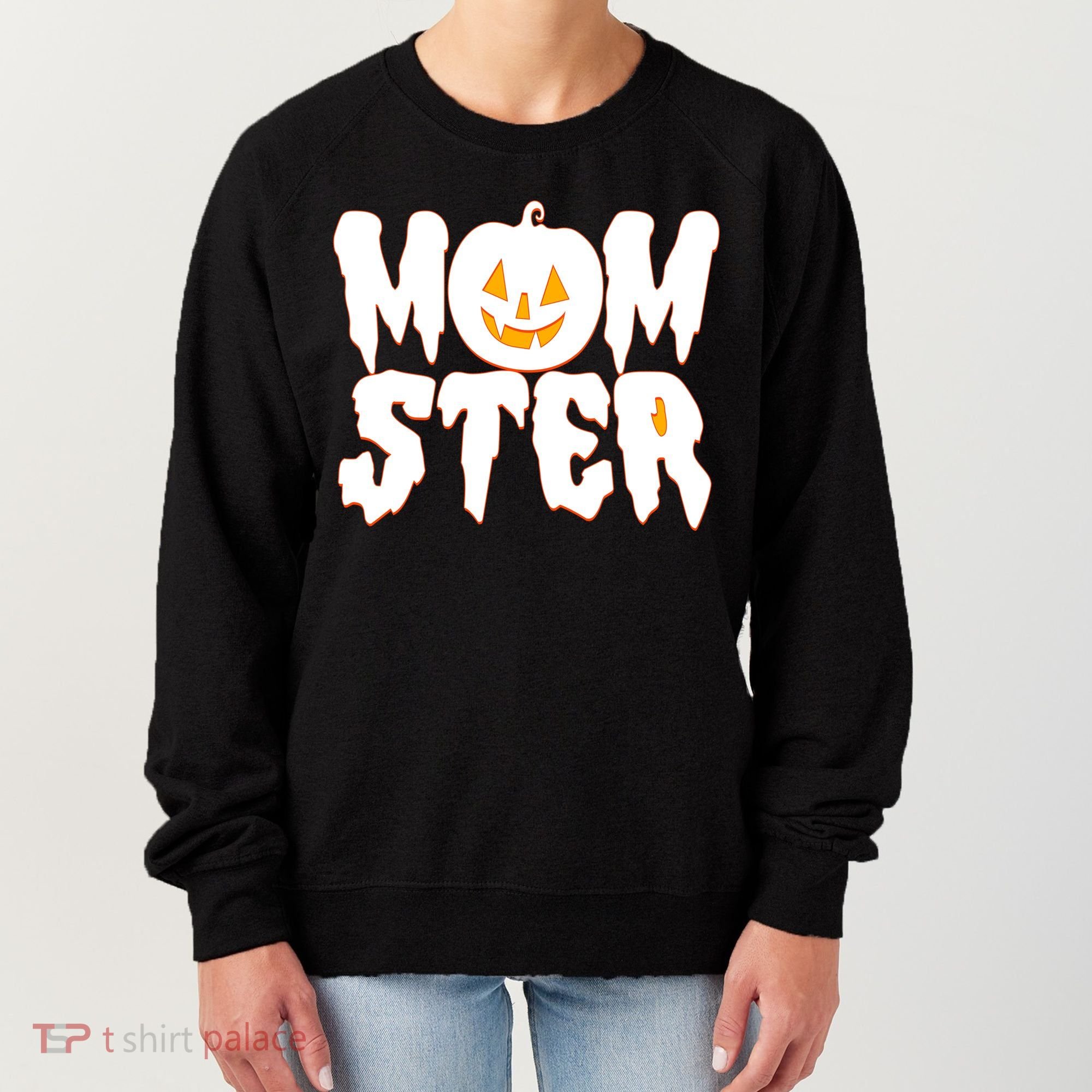 Funny Halloween Momster Monster Women's Sweatshirt