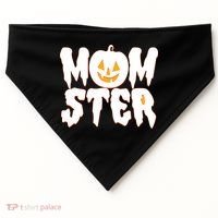 Funny Halloween Momster Monster USA-Made Doggie Bandana thumb 0