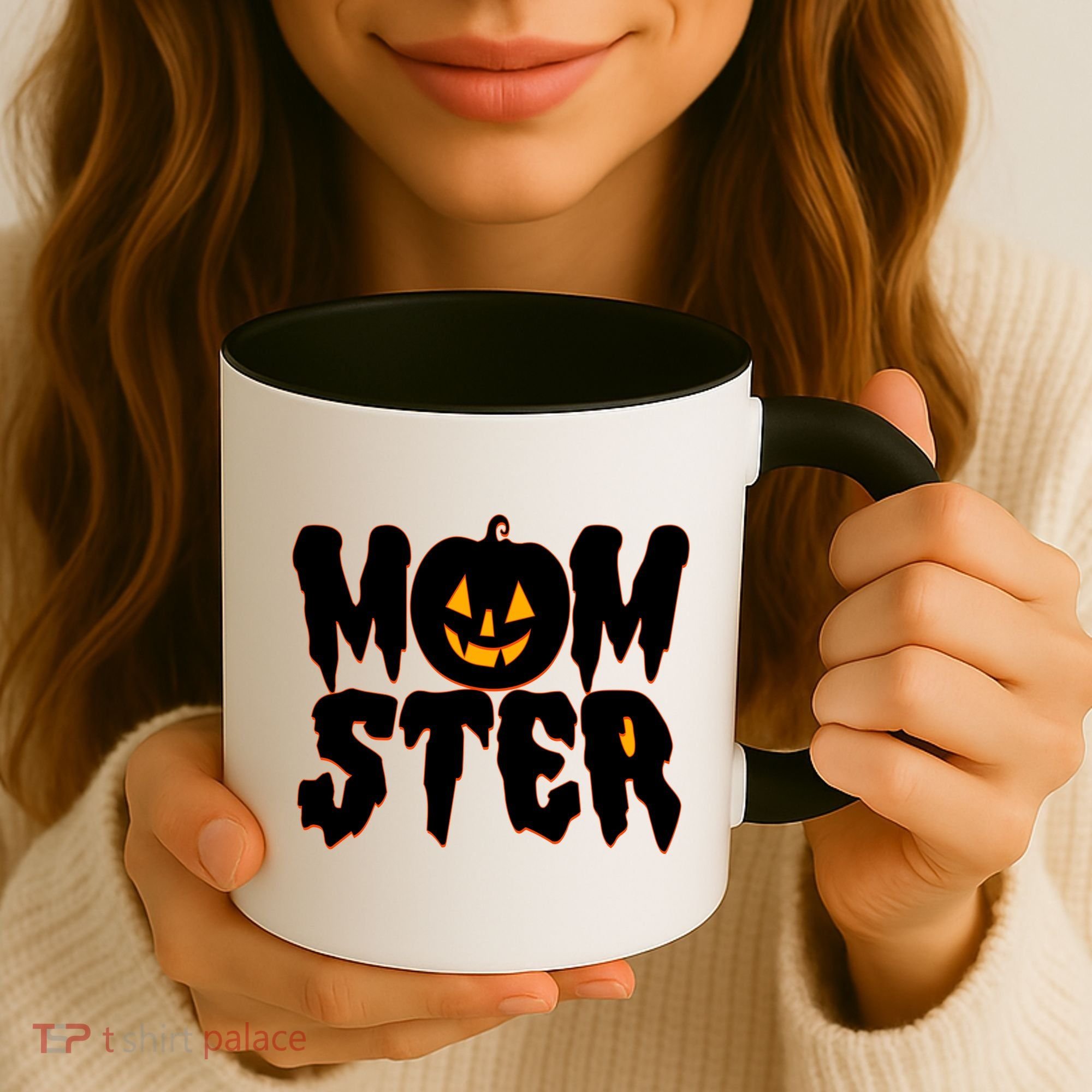 Funny Halloween Momster Monster Coffee Mug