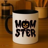 Funny Halloween Momster Monster Coffee Mug thumb 4