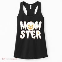 Funny Halloween Momster Monster Women's Tank Top thumb 0
