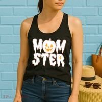 Funny Halloween Momster Monster Women's Tank Top thumb 2