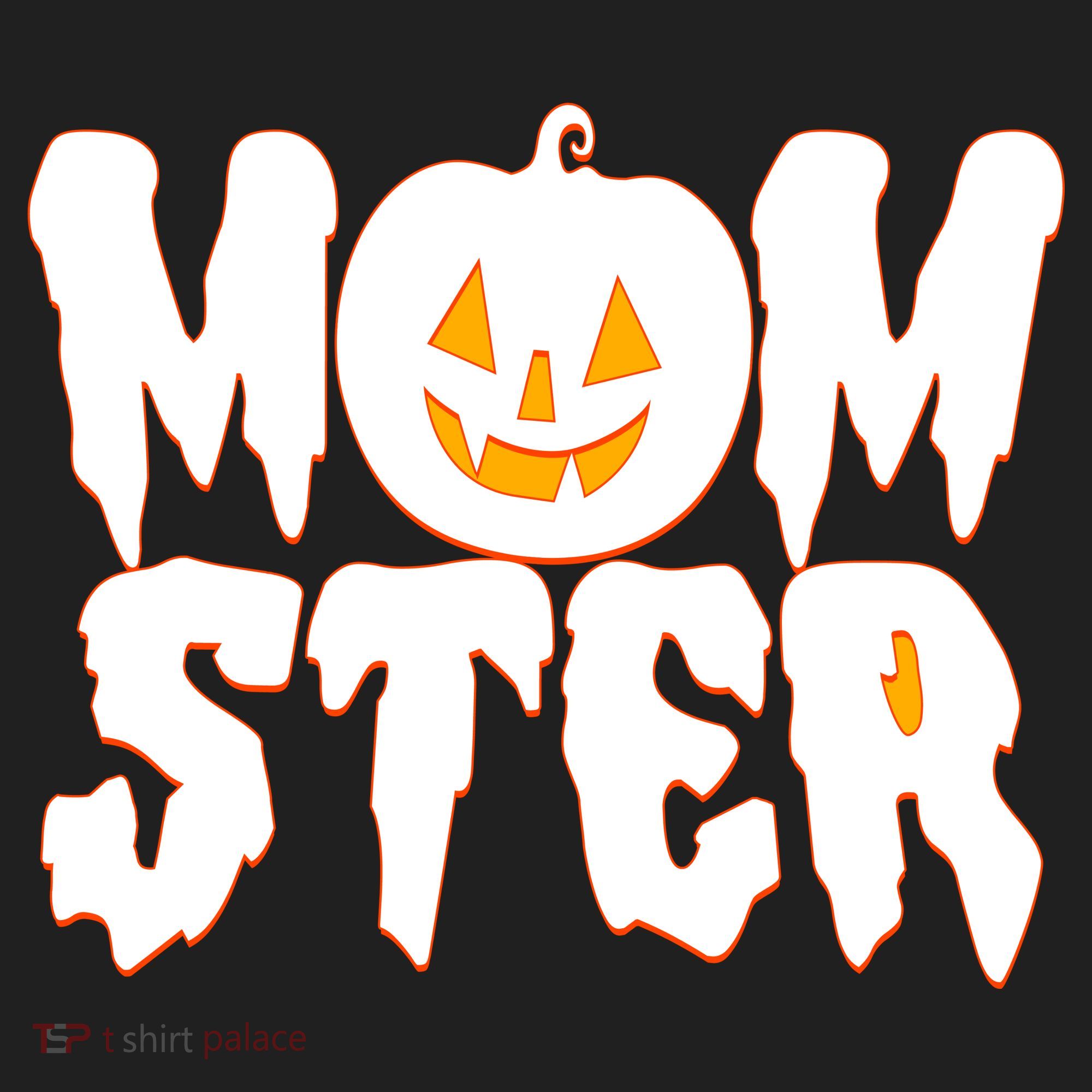Funny Halloween Momster Monster Golf Towel