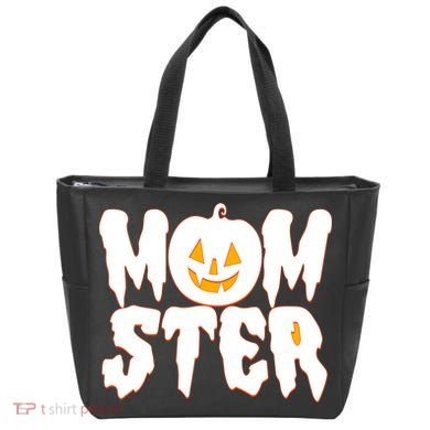 Funny Halloween Momster Monster Tote Bag