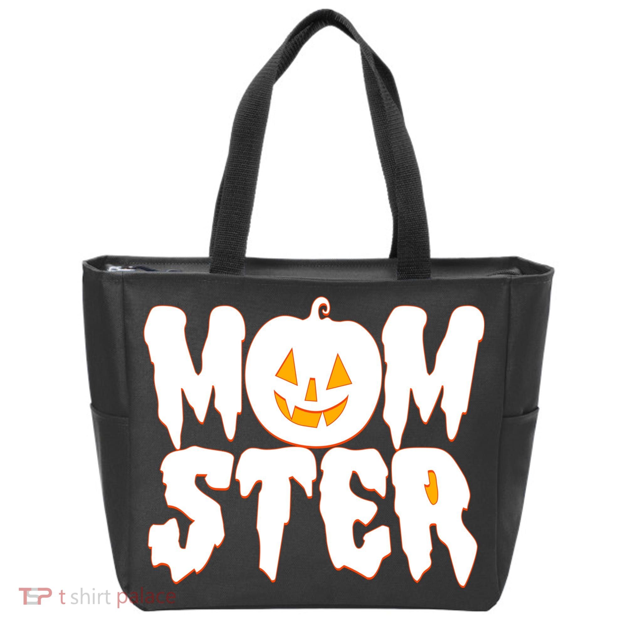 Funny Halloween Momster Monster Tote Bag