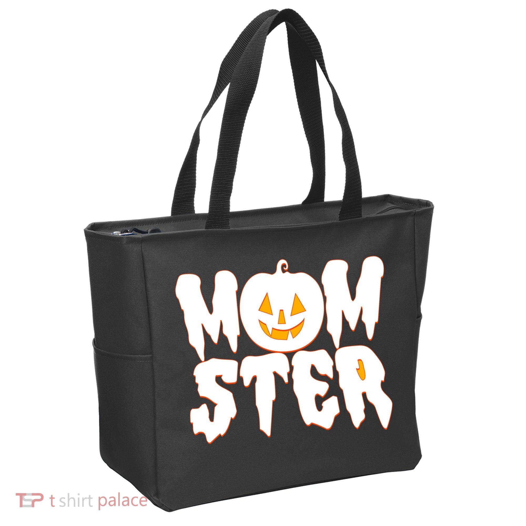 Funny Halloween Momster Monster Tote Bag