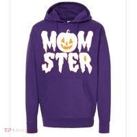 Funny Halloween Momster Monster Hoodie thumb 0