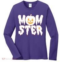 Funny Halloween Momster Monster Women's Long Sleeve Shirt thumb 0