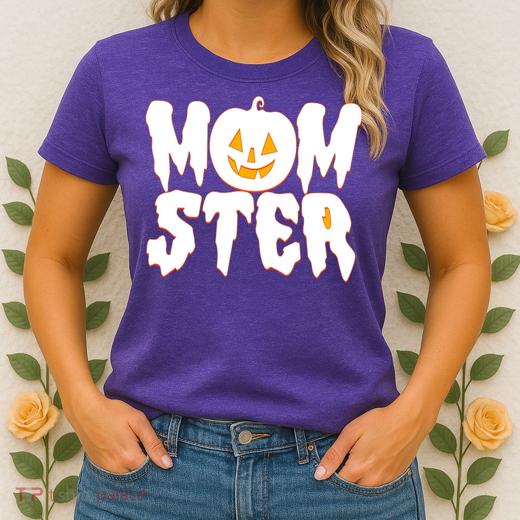 Funny Halloween Momster Monster Women's T-Shirt