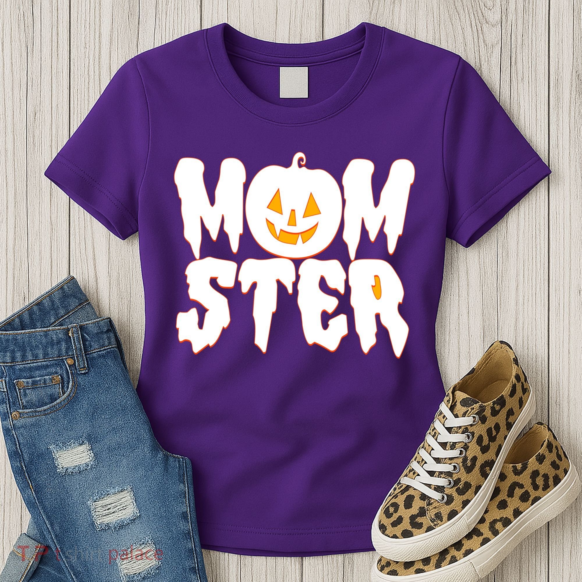 Funny Halloween Momster Monster Women's T-Shirt