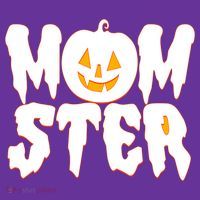 Funny Halloween Momster Monster Women's T-Shirt thumb 6