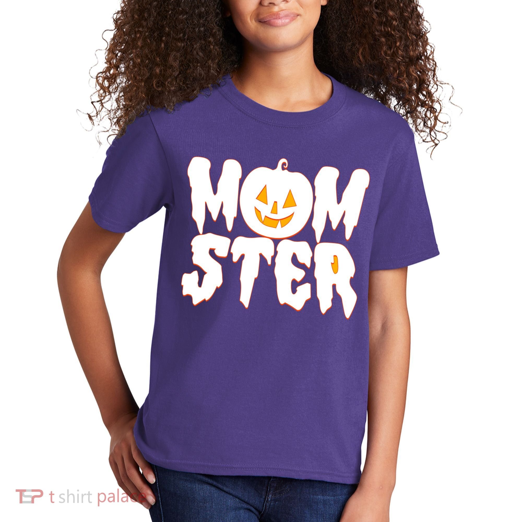 Funny Halloween Momster Monster Kids T-Shirt