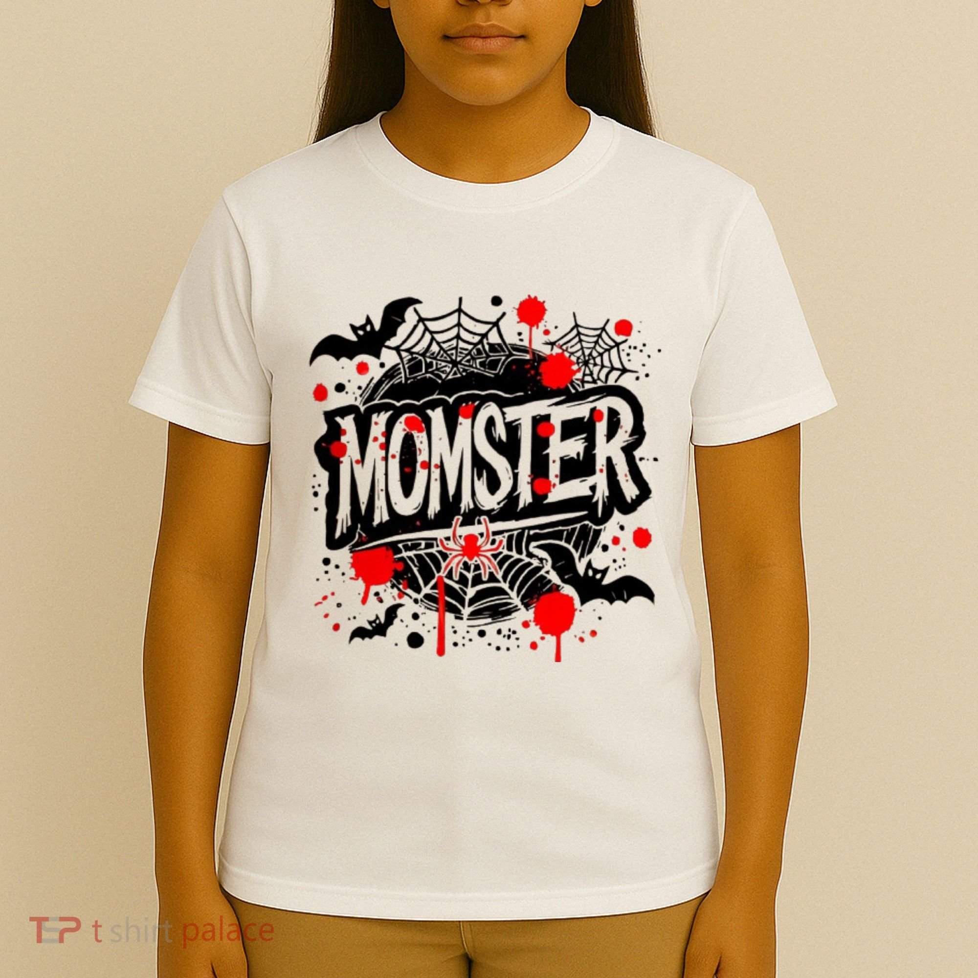 Funny Halloweem Momster Monster Mommy Mom Mother Matching Family T-Shirt