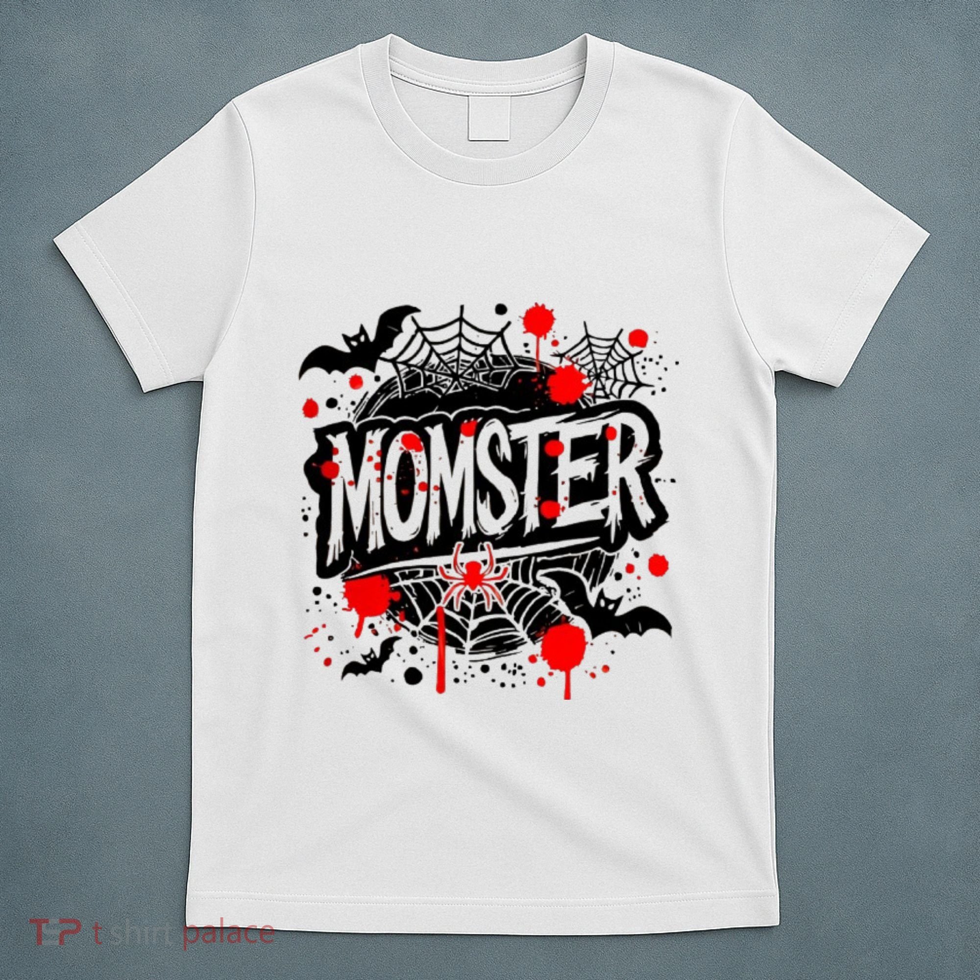 Funny Halloweem Momster Monster Mommy Mom Mother Matching Family T-Shirt