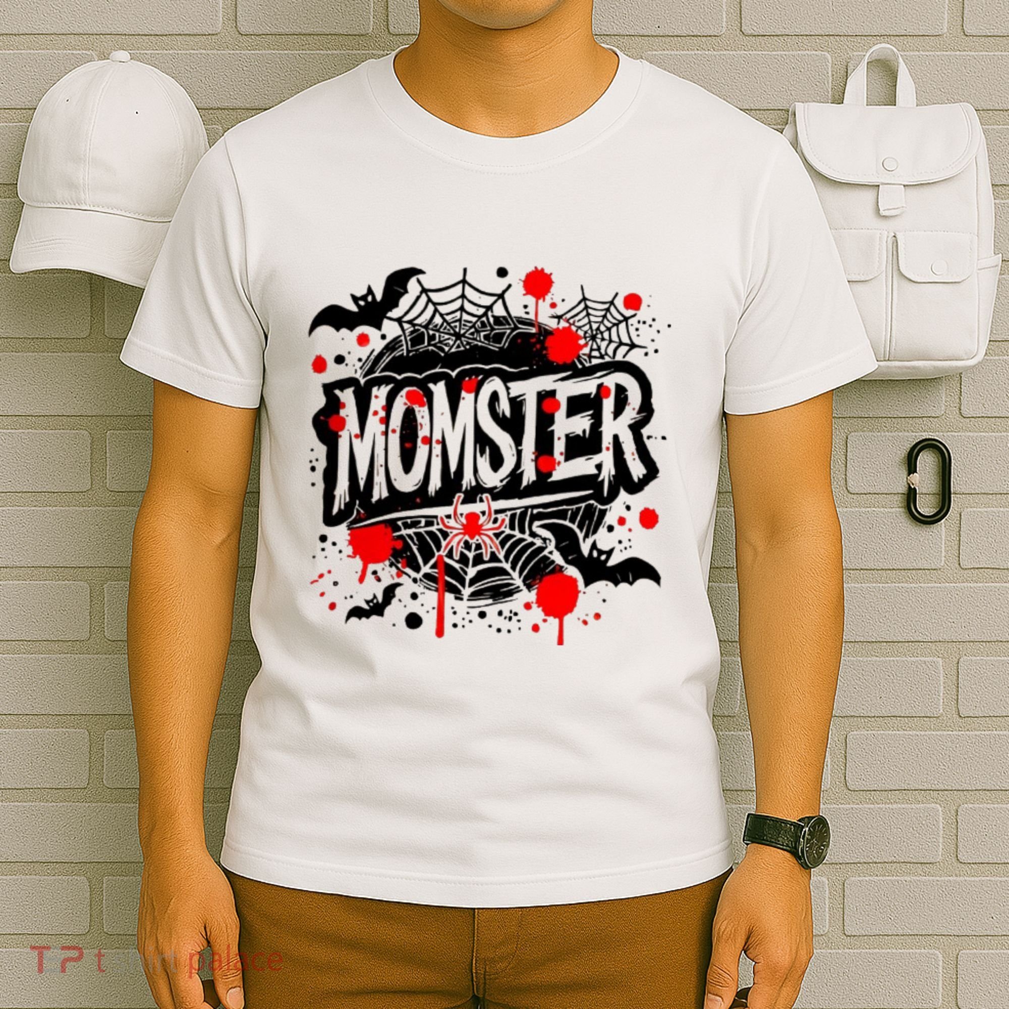 Funny Halloweem Momster Monster Mommy Mom Mother Matching Family T-Shirt