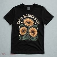 Funny Happy Mothers Day Cute Floral For Women Mom Grandma T-Shirt thumb 5