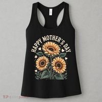 Funny Happy Mothers Day Cute Floral For Women Mom Grandma Women's Tank Top thumb 3