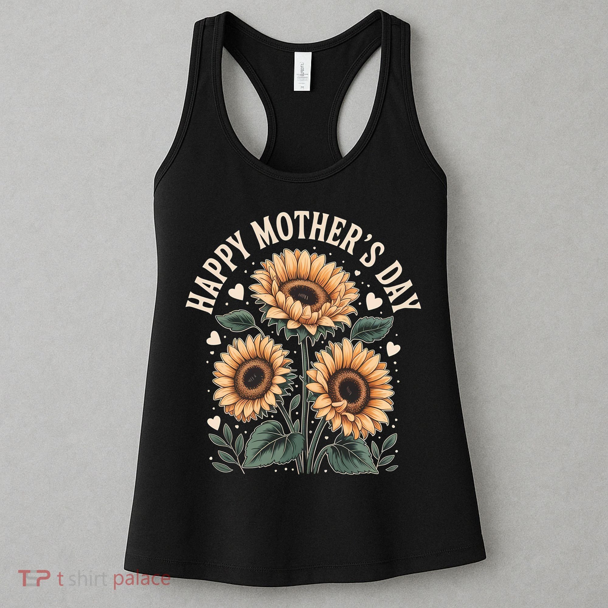 Funny Happy Mothers Day Cute Floral For Women Mom Grandma Women's Tank Top