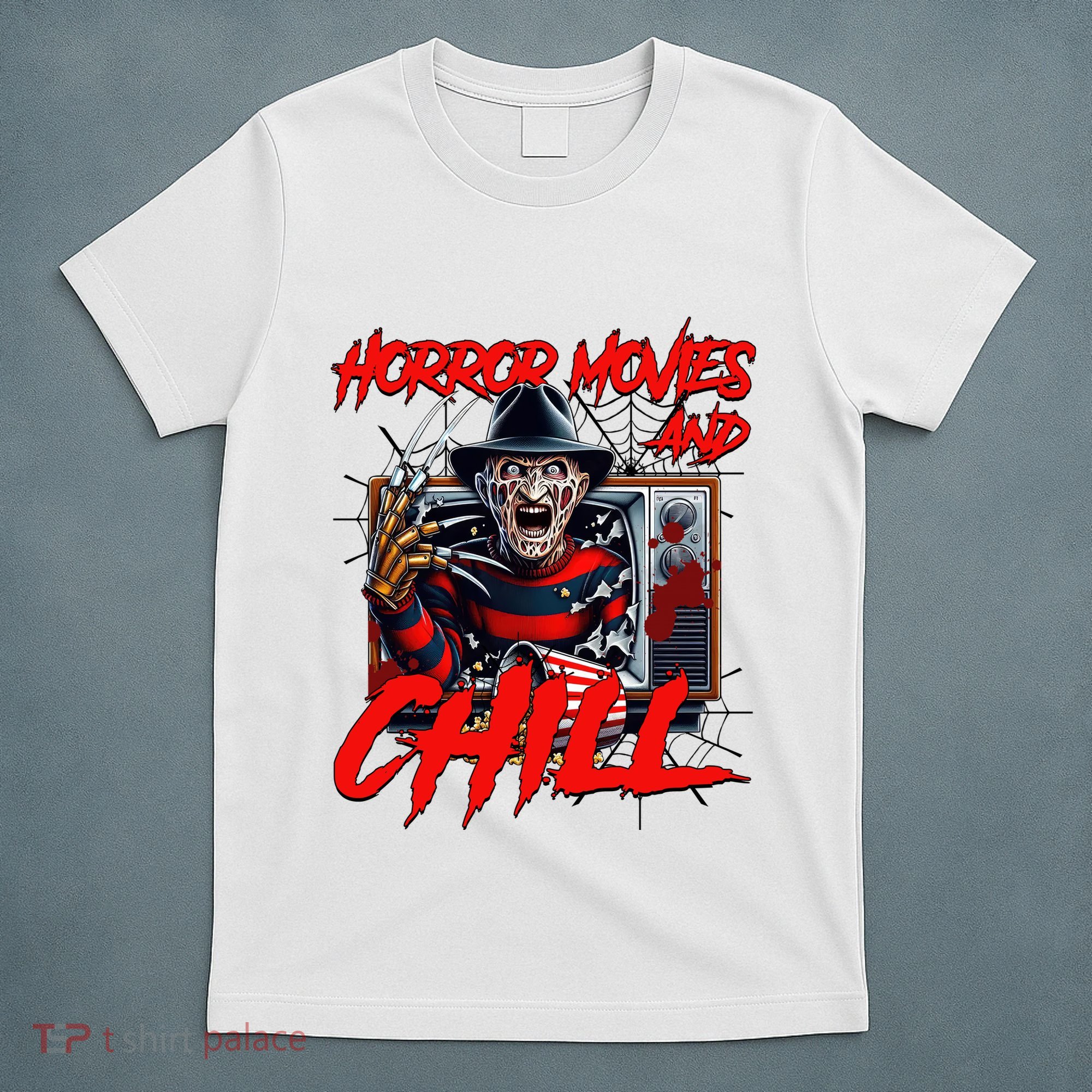 Freddy Horror Movies And Chill Scary Halloween T-Shirt