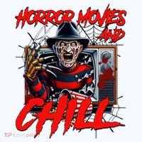 Freddy Horror Movies And Chill Scary Halloween Women's Long Sleeve Shirt thumb 2