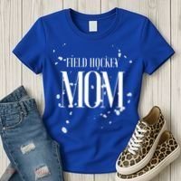 Field Hockey Mom Game Day Team Mama Biggest Fan Proud Parent Gift Women's T-Shirt thumb 3