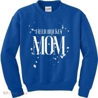 Field Hockey Mom Game Day Team Mama Biggest Fan Proud Parent Gift Kids Sweatshirt thumb 0