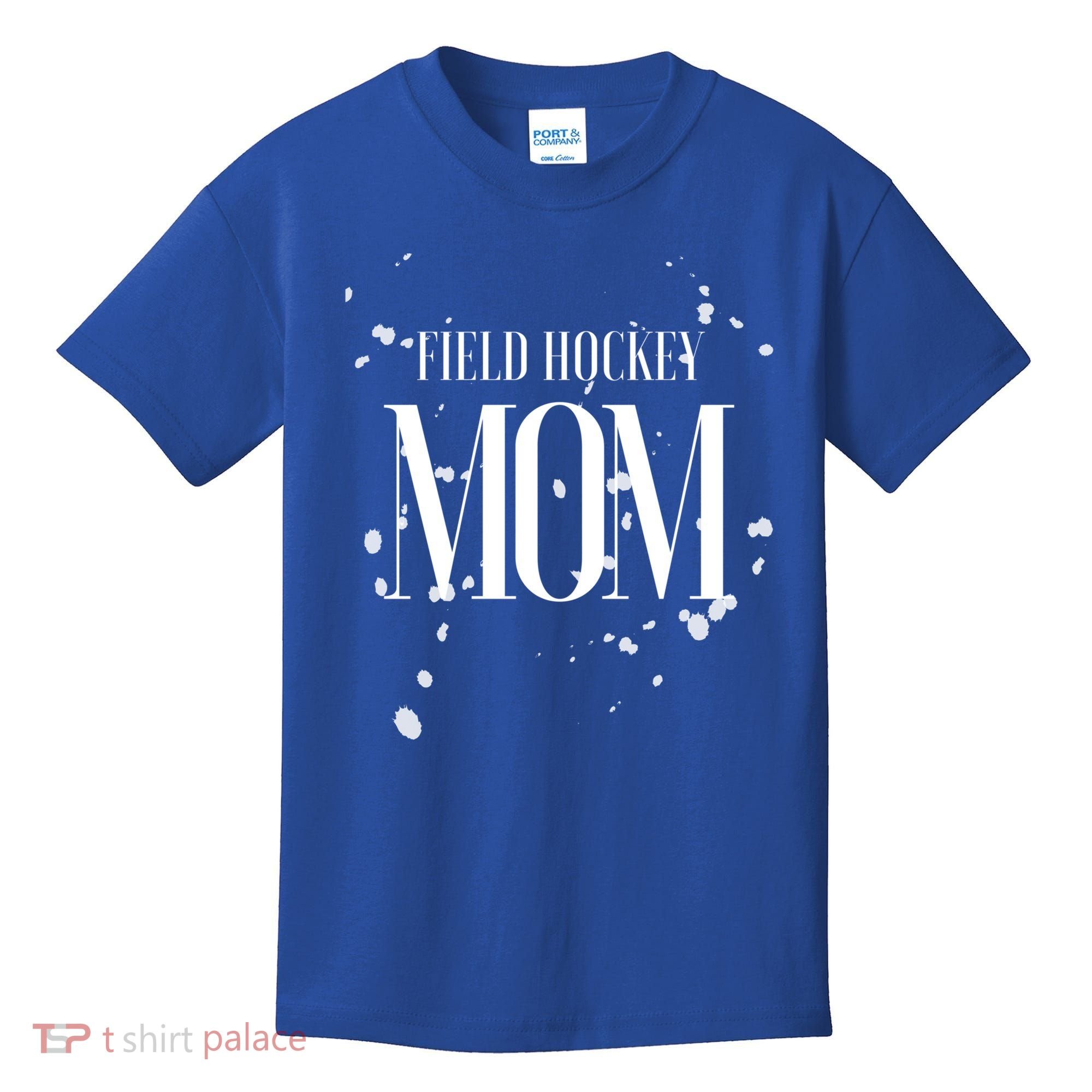 Field Hockey Mom Game Day Team Mama Biggest Fan Proud Parent Gift Kids T-Shirt