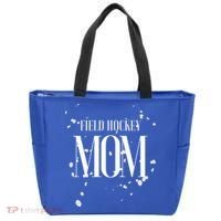 Field Hockey Mom Game Day Team Mama Biggest Fan Proud Parent Gift Tote Bag thumb 0