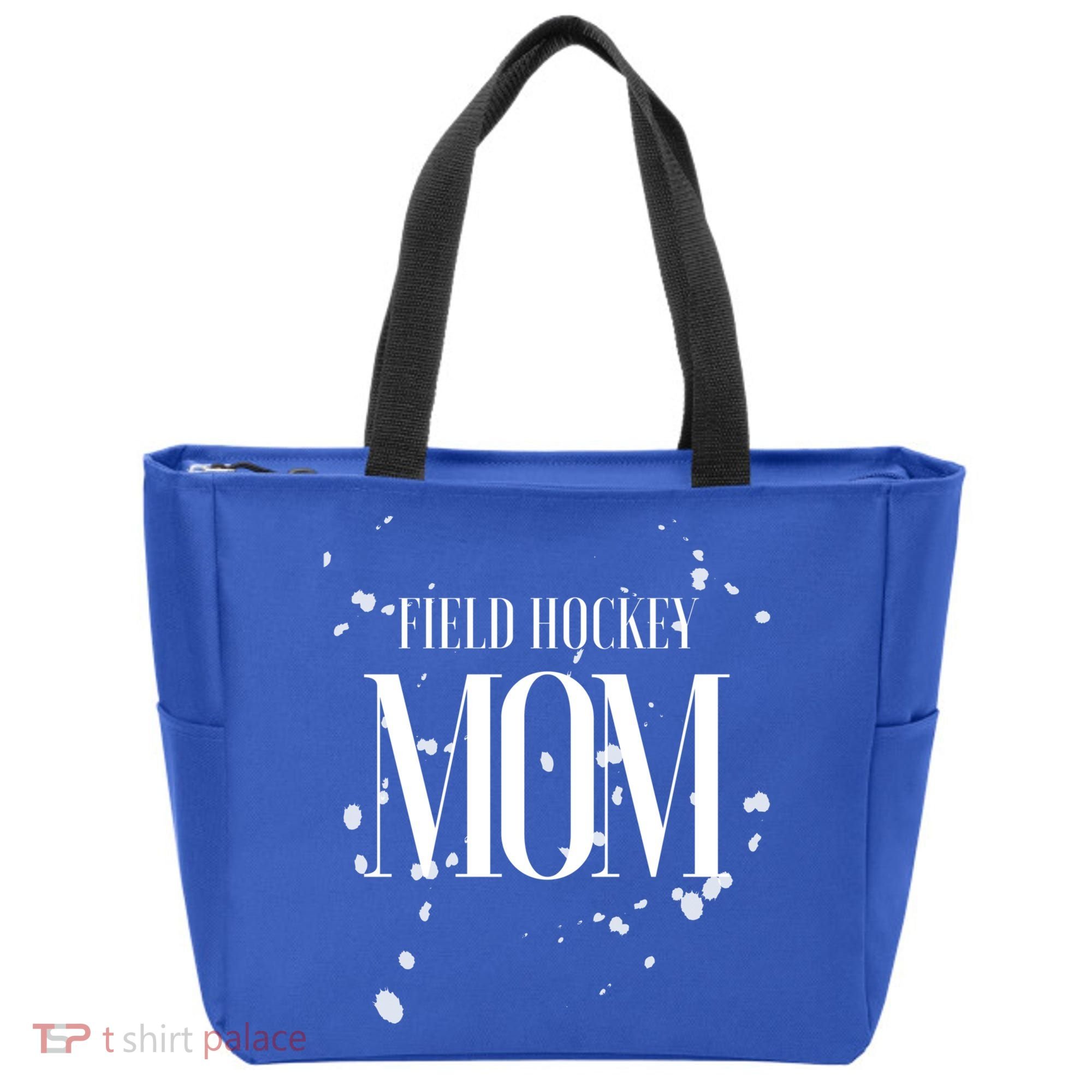 Field Hockey Mom Game Day Team Mama Biggest Fan Proud Parent Gift Tote Bag