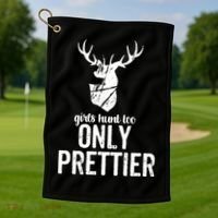 Funny Hunting Meaningful Gift For Great Gift Golf Towel thumb 1