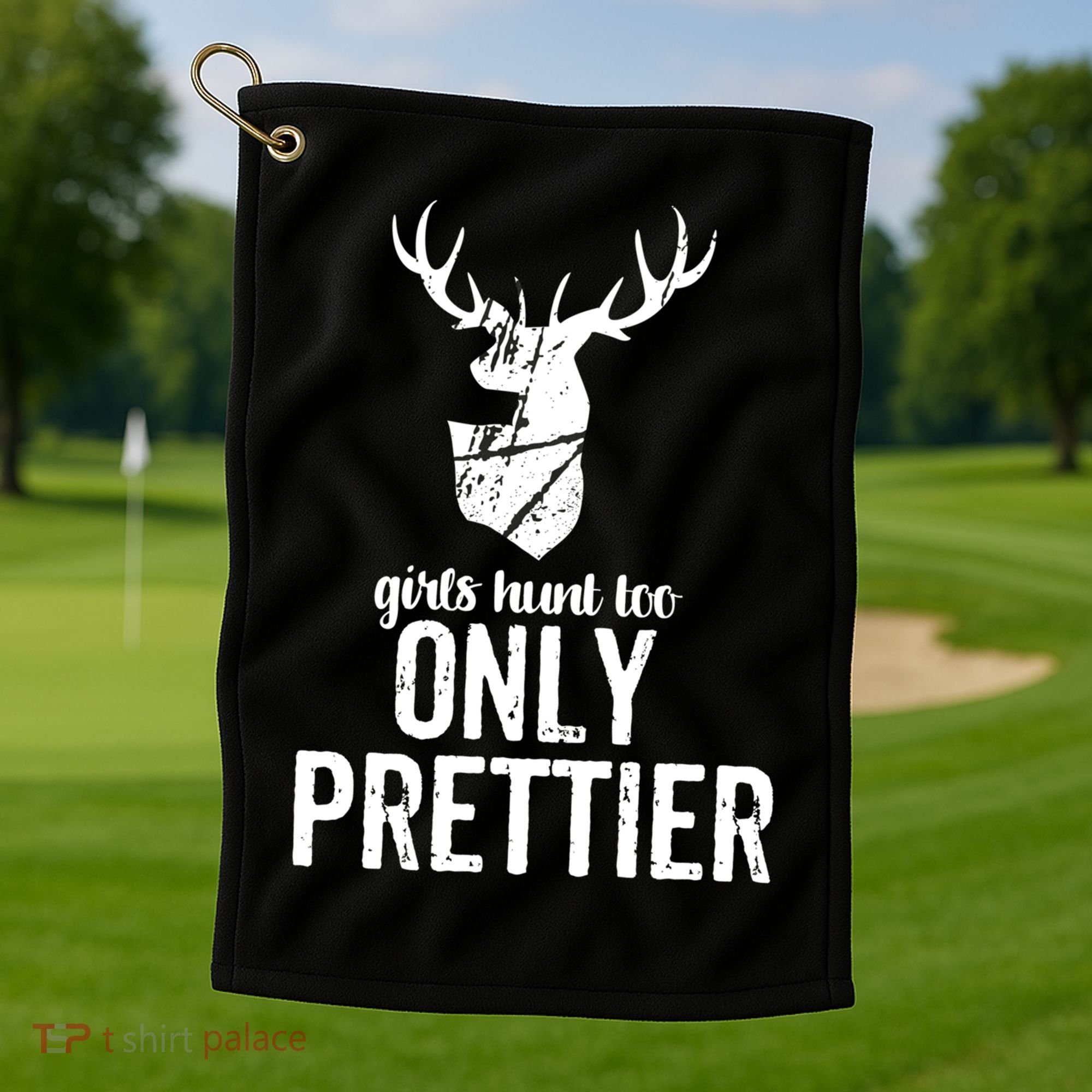 Funny Hunting Meaningful Gift For Great Gift Golf Towel