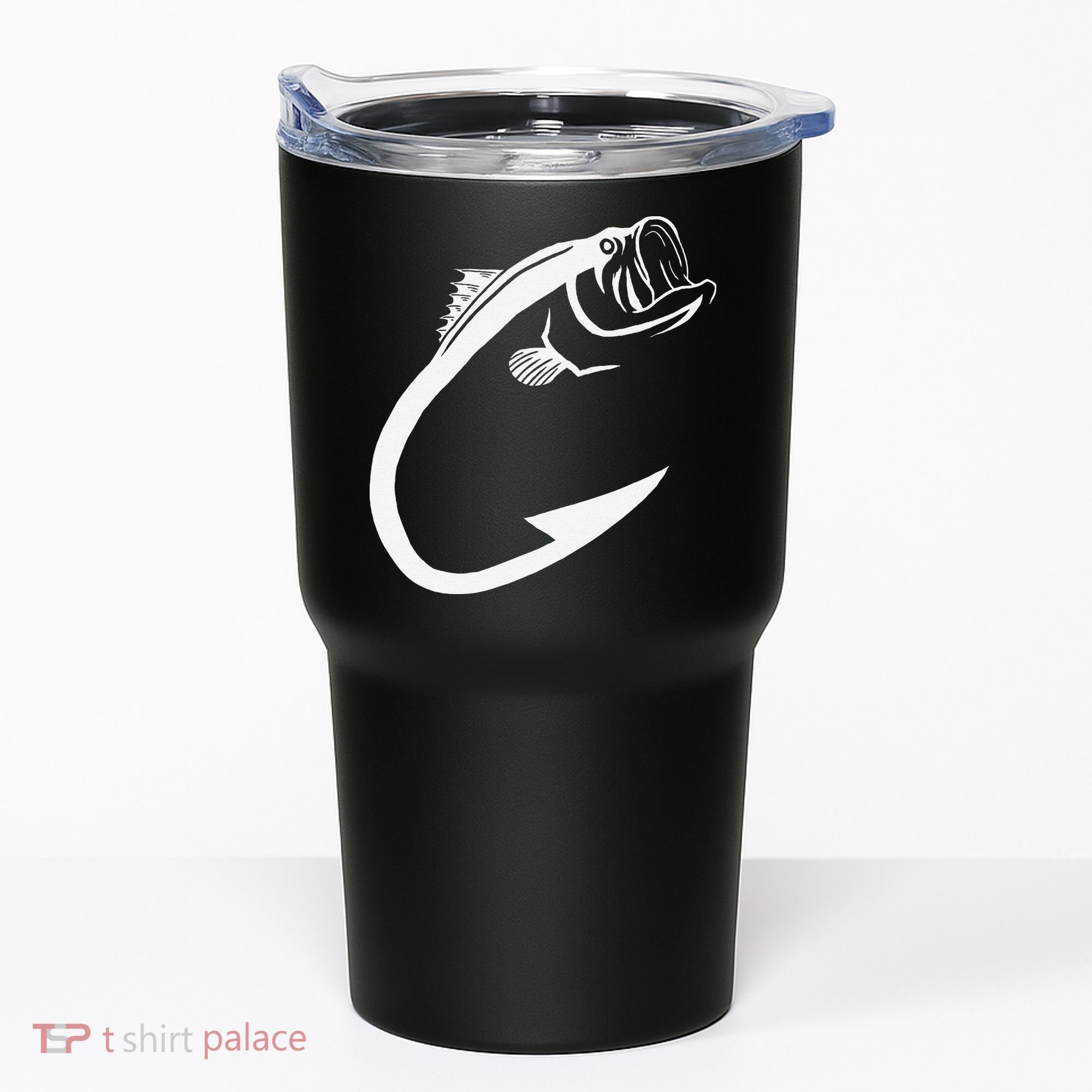 Fish Hook Minimal Art Cool Fishing Lover Art Lover Gift Tumbler