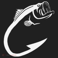 Fish Hook Minimal Art Cool Fishing Lover Art Lover Gift Tumbler thumb 3