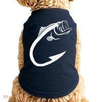Fish Hook Minimal Art Cool Fishing Lover Art Lover Gift Doggie Tank thumb 0