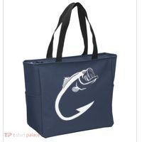 Fish Hook Minimal Art Cool Fishing Lover Art Lover Gift Tote Bag thumb 2